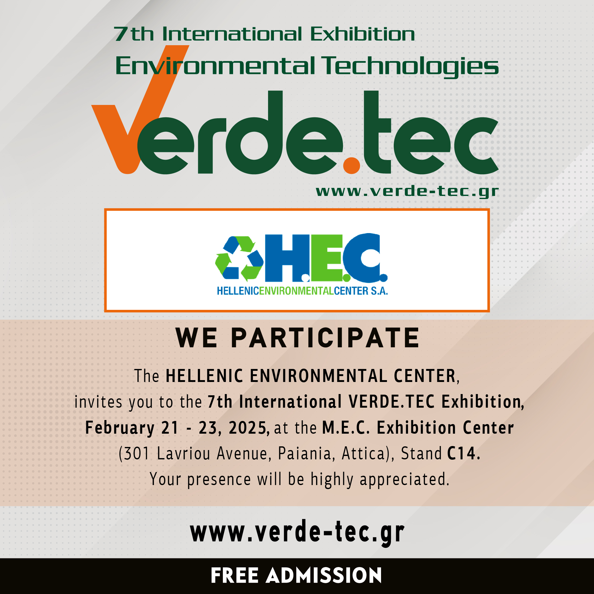 7th International Exhibition of Environmental Technologies Verde.tec